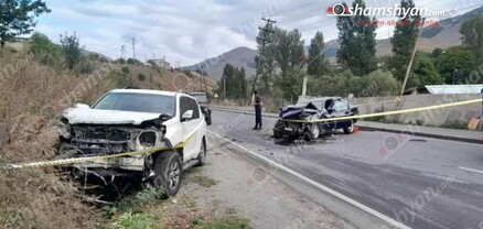 Լոռու մարզում բախվել են «Toyota Land Cruiser Prado»-ն ու «Mercedes»-ը. կան վիրավորներ. shamshyan.com