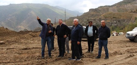 Գնել Սանոսյանն այցելել է Խոտ-Որոտան հիմնանորոգվող ճանապարհահատված