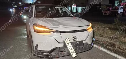 Երևանում Honda-ն վրաերթի է ենթարկել փողոցը չթույլատրելի հատվածով անցնող հետիոտնին․ վերջինը տեղափոխվել է հիվանդանոց․ shamshyan.com