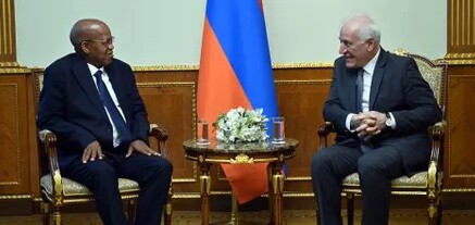 Վահագն Խաչատուրյանը հրաժեշտի հանդիպում է ունեցել Հայաստանում Սիերա Լեոնեի դեսպանի հետ