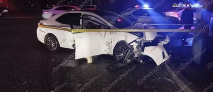 Երևանում բախվել են «Fiat» և «Toyota» մակնիշի ավտոմեքենաները. կան վիրավորներ. shamshyan.com