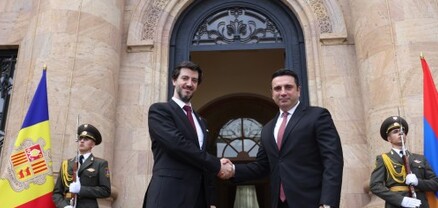 Ալեն Սիմոնյանն ընդունել է Անդորրայի խորհրդարանի նախագահ Կառլես Էնսենյատ Ռեիգին