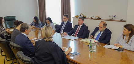 Գնել Սանոսյանն ընդունել է ՄԱԿ-ի Եվրոպական տնտեսական հանձնաժողովի գործադիր քարտուղարի տեղակալին