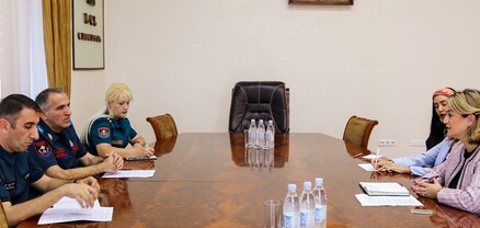 Փրկարար ծառայության տնօրենն ընդունել է ՄԱԿ-ի մշտական համակարգողի գրասենյակի ներկայացուցիչներին