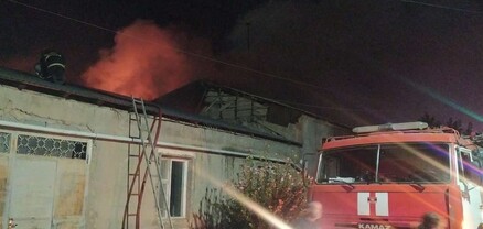 Վաղարշապատում տան տանիք է այրվել