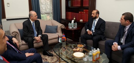 Արարատ Միրզոյանը հանդիպում է ունեցել Պաղեստինի վարչապետ Մուհամեդ Մուստաֆայի հետ