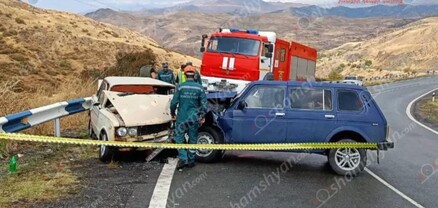 Վայոց ձորի մարզում բախվել են «ՎԱԶ 21310» և «ՎԱԶ 2106» մակնիշի ավտոմեքենաները. կա 4 վիրավոր. shamshyan.com