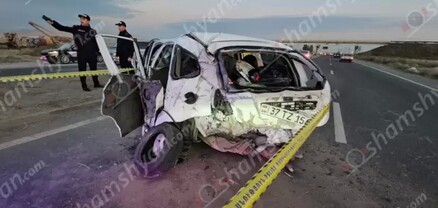 Արարատի մարզում բախվել են Ford Transit-ն ու Honda-ն. կա 3 վիրավոր. shamshyan.com