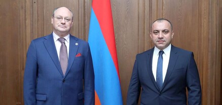 Արման Դիլանյանն ընդունել է ԵԱՏՄ դատարանի նախագահ Ալեքսեյ Դրոնովի գլխավորած պատվիրակությանը