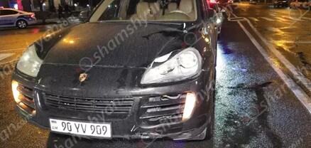 Երևանում՝ հետիոտնային անցման վրա, Porsche Cayenne-ը վրաերթի է ենթարկել հետիոտնին. shamshyan.com
