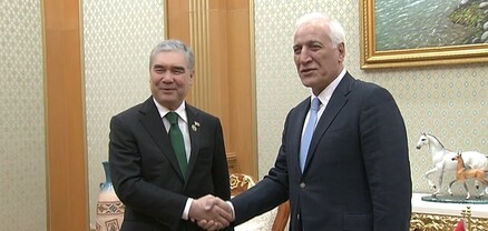 Վահագն Խաչատուրյանն առանձնազրույց է ունեցել Գուրբանգուլի Բերդիմուհամեդովի և Սերդար Բերդիմուհամեդովի հետ
