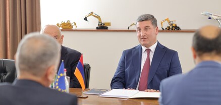 Գնել Սանոսյանն ընդունել է Հայաստանում Եվրոպական միության պատվիրակության ղեկավար, դեսպան Վասիլիս Մարագոսին