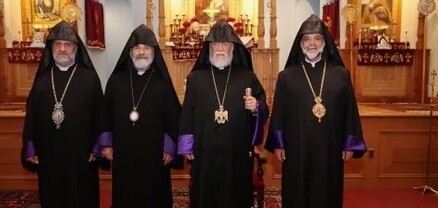 Արամ Ա Կաթողիկոսը թեմակալ առաջնորդների հետ քննարկել է Սիրիայի հայկական վարժարանների խնդիրները