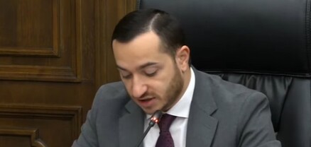 ԲՏԱ նախարար Մխիթար Հայրապետյանն ԱԺ-ում ներկայացնում է  2025թ․ բյուջեի նախագիծը․ ՈւՂԻՂ