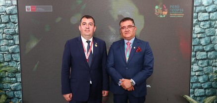 COP16-ի շրջանակում ՇՄ նախարարի տեղակալը հանդիպել է Պերուի շրջակա միջավայրի նախարարի հետ
