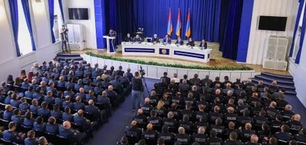 Ոստիկանության մի խումբ ծառայողների սպայական կոչումներ են շնորհվել