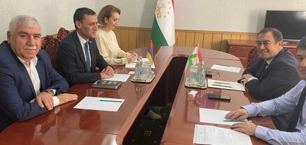 ԿԳՄՍ փոխնախարարը հանդիպել է Տաջիկստանի մշակույթի նախարարի տեղակալ Օբիդ Նազարիոնի հետ