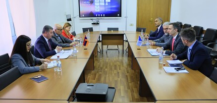 Գնել Սանոսյանն ընդունել է Մաթյո Մորիի գլխավորած պատվիրակությանը