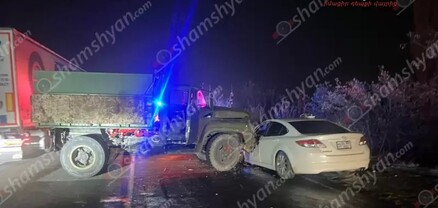 Ուջանում բախվել են «Mazda»-ն ու «ЗИЛ 130»-ը․ կա վիրավոր․ shamshyan.com