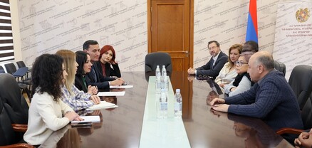 Ժաննա Անդրեասյանն ընդունել է «Հանուն կրթության համընդհանուր քարոզարշավի» կազմակերպության պատվիրակությանը