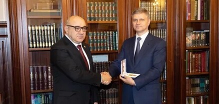 Ռուսական երկաթուղիների գլխավոր տնօրեն Օլեգ Բելոզերովը պարգեւատրվել է Երախտագիտության մեդալով