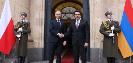 Ալեն Սիմոնյանն ընդունել է Լեհաստանի նախագահ Անջեյ Դուդային