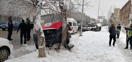 Գյումրիում ուղևորափոխադրող «Գազելի» վարորդը կորցրել է մեքենայի կառավարումը, վարույթ է նախաձեռնվել