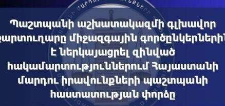 Միջազգային գործընկերներին ներկայացվել է զինված հակամարտություններում ՀՀ ՄԻՊ հաստատության փորձը
