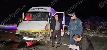 Շիրակի մարզում բախվել են Mercedes Sprinter-ն ու Opel-ը. կա 1 զոհ, 3 վիրավոր. shamshyan.com