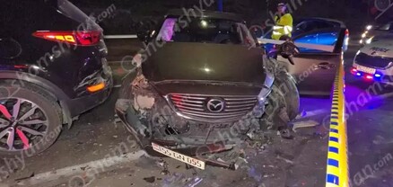 Խոշոր ավտովթար՝ Երևանում․ բախվել են BMW X5-ը, Mazda-ն, Kia-ն ու Opel-ը․ կա վիրավոր. shamshyan.com