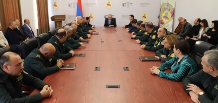 Սահակ Գրիգորյանը Քրեակատարողական ծառայության անձնակազմին է ներկայացրել նորանշանակ տեղակալին