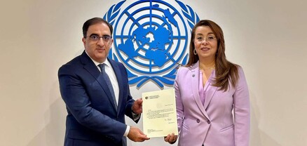 Դեսպան Անդրանիկ Հովհաննիսյանն իր հավատարմագրերն է հանձնել Վիեննայում ՄԱԿ գրասենյակի գլխավոր տնօրենին