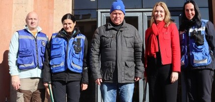 Նիդերլանդների դեսպանը միացել է Խաչիկ գյուղում ԵՄ դիտորդական առաքելության պարեկային խմբին
