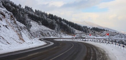 Աշոցքի տարածաշրջանի և Աղվանի-Տաթև, Տաթև-Լծեն ավտոճանապարհներին տեղ-տեղ մերկասառույց է