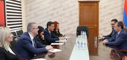 Ժաննա Անդրեասյանը հանդիպել է ՀՀ-ում դիվանագիտական առաքելությունն ավարտող Իտալիայի դեսպանի հետ