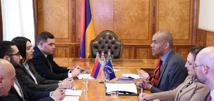 Արփինե Սարգսյանն ընդունել է Երևանում ԵԽ գրասենյակի ղեկավար Մաքսիմ Լոնգանգեին