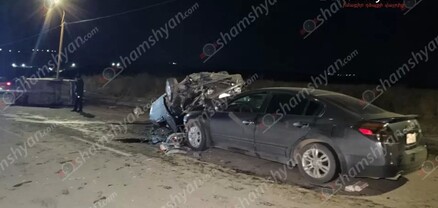 Նուբարաշենի խճուղում բախվել են «Mercedes»-ը, «Nissan»-ն ու «07»-ը․ կան վիրավորներ․ shamshyan.com