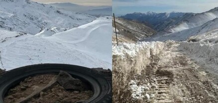 Սառնամանիք, բուք, քամի ու այս իրավիճակում ծառայություն կրող դիրքապահներ