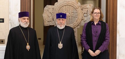 Ամենայն Հայոց Կաթողիկոսն ընդունել է ՀՀ-ում Գերմանիայի նորանշանակ դեսպանին