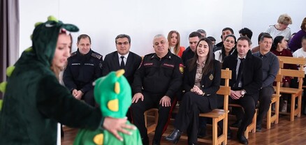 ՆԳ նախարարը մասնակցել է Մարի Իզմիրլյանի անվան մանկատան սաների Ամանորի միջոցառմանը