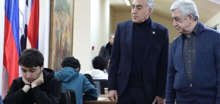 Սերժ Սարգսյանն այցելել է Հայաստանի շախմատի ակադեմիա՝ հետևելու Ա․ Մարգարյանի հուշամրցաշարի ընթացքին