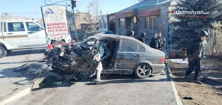 Սյունիքում բախվել են  «Volvo» բեռնատարը և «BMW»-ն. կա վիրավոր. shamshyan.com