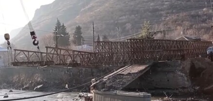 Քարկոփ բնակավայրում տրանսպորտային միջոցների համար նախատեսված կամուրջ է կառուցվում