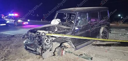 Աշտարակում բախվել են «Mercedes G» և «Opel» մակնիշի ավտոմեքենաները. կա 5 վիրավոր. shamshyan.com