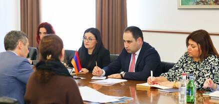 ՏԿԵ նախարարն ընդունել է Հայաստանում ՄԱԿ Պարենի և գյուղատնտեսության կազմակերպության գրասենյակի ներկայացուցչին