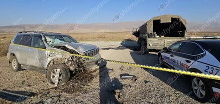 Զոդի կամրջի մոտ բախվել են ՊՆ «KamAZ»-ն ու «Toyota»-ն. կա 2 վիրավոր. shamshyan.com