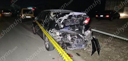 Մուսալեռ գյուղում բախվել են Ford-ն ու Toyota-ն․ վարորդները եղել են սթափ․ shamshyan.com