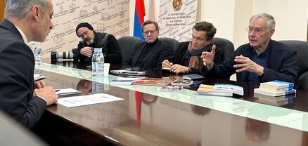 Հայաստան է ժամանել ֆրանսիացի գրող Սիլվեն Տեսսոնի գլխավորած պատվիրակությունը