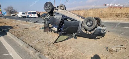 Արարատի մարզում բախվել են «Hyundai Elantra»-ն և «Lada Kalina»-ն. կա վիրավոր․ shamshyan.com