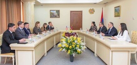 ՔԿ նախագահ Արթուր Պողոսյանը հանդիպել է Քրիստինա Քվինին